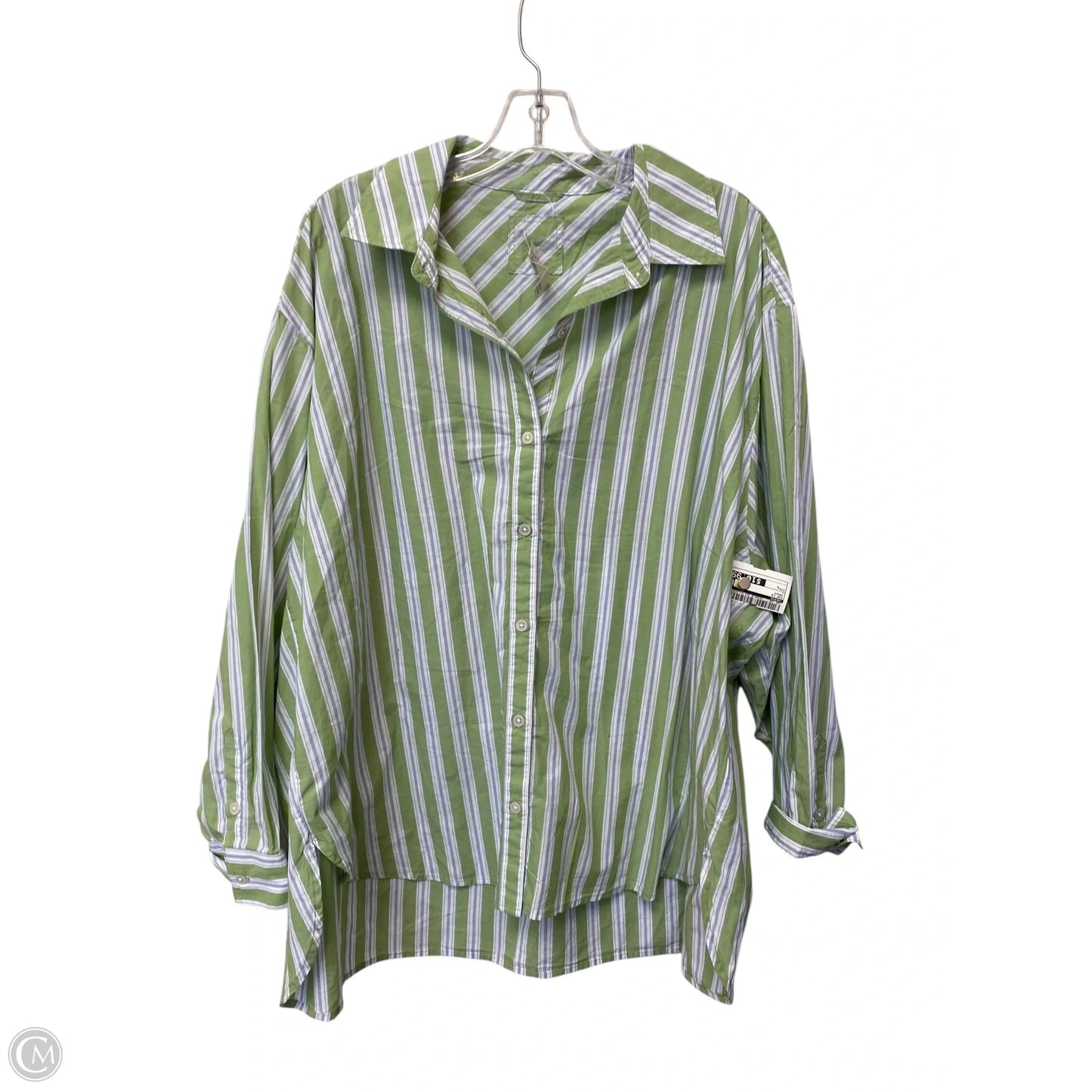 Top Long Sleeve By Aerie In Green, Size: L