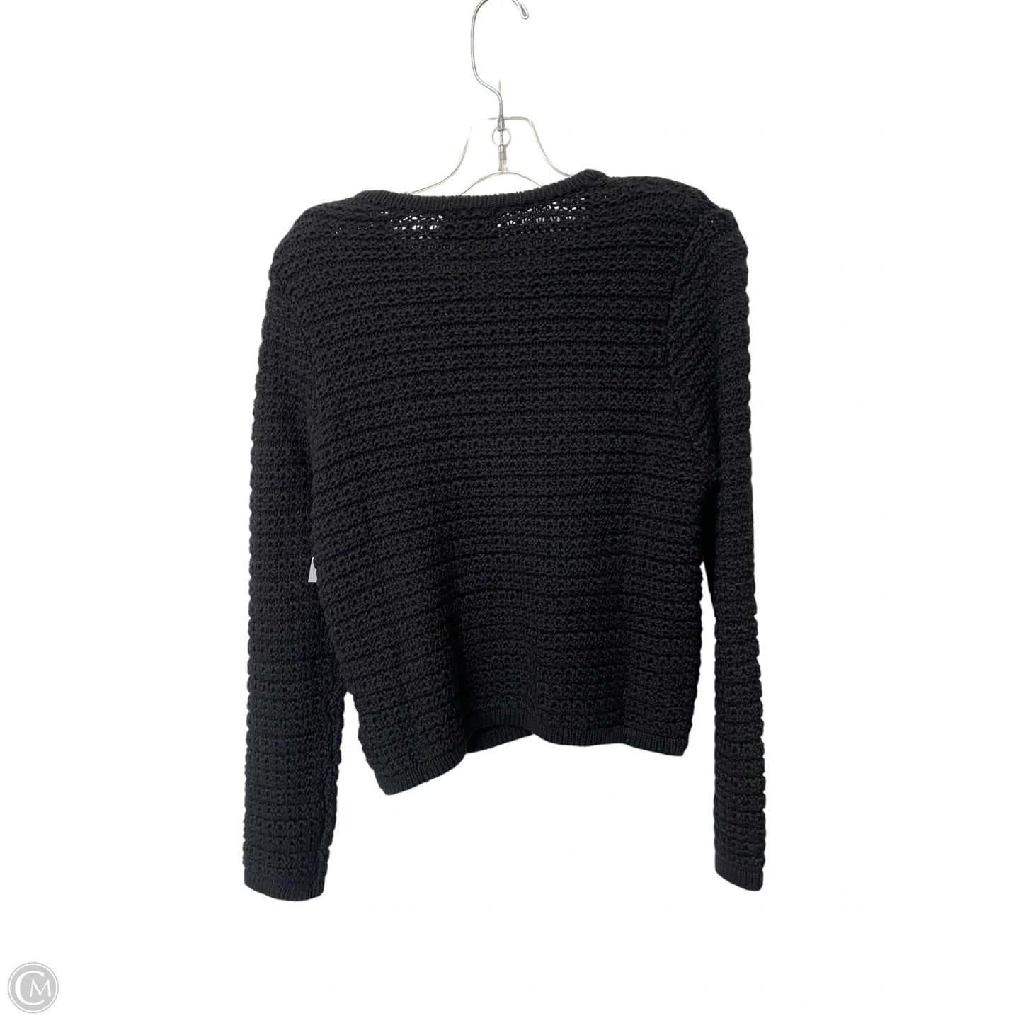 Sweater Cardigan By Vici In Black, Size: S