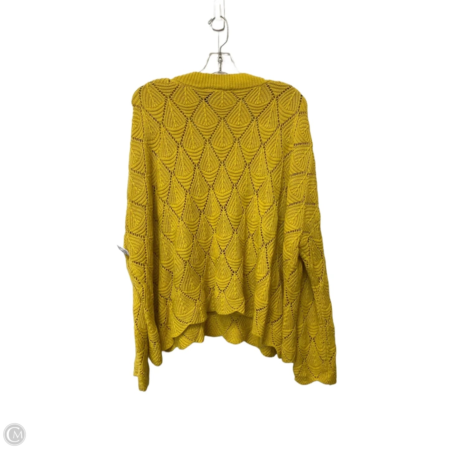 Sweater By Daytrip In Yellow, Size: L