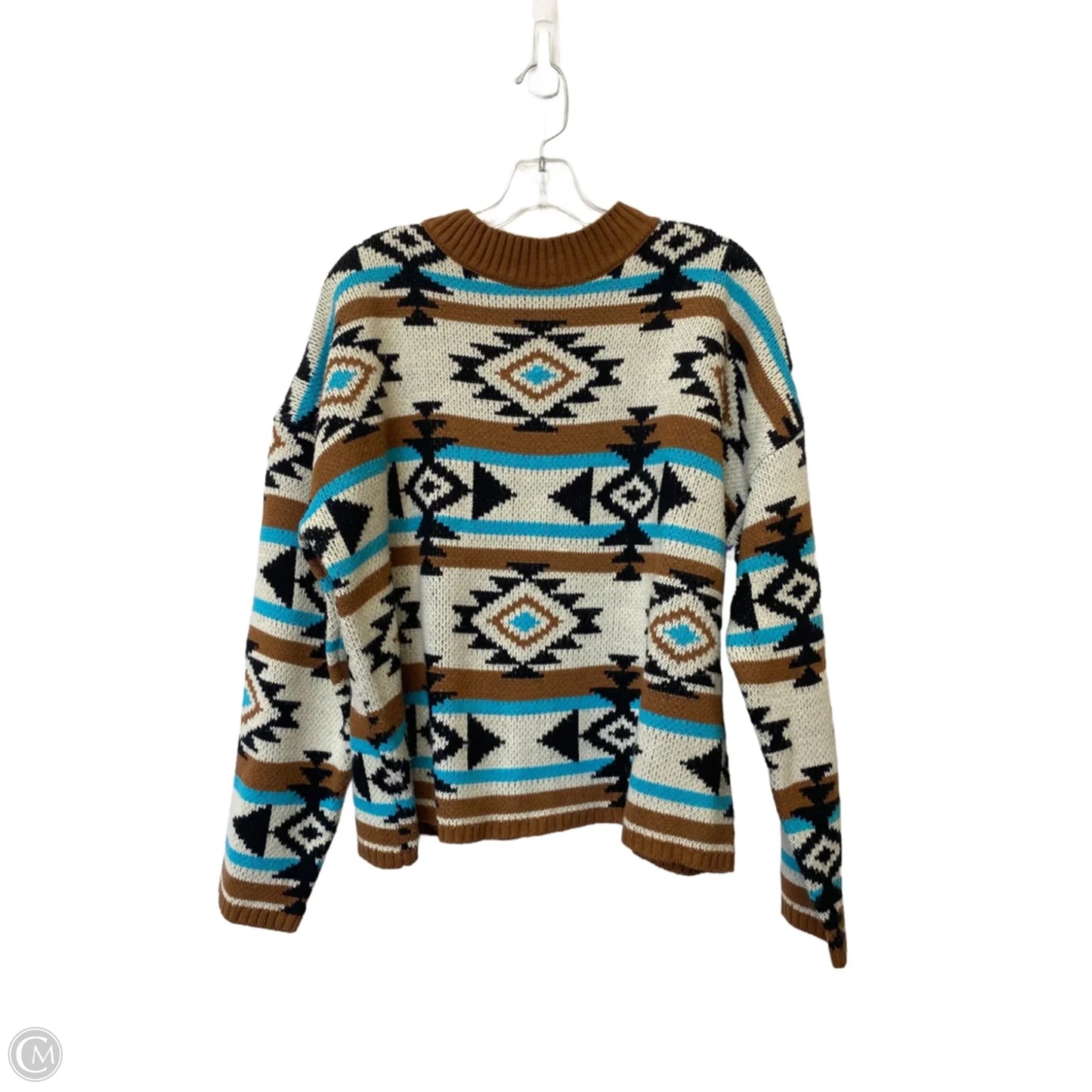 Sweater By Savanna Jane In Multi-colored, Size: L