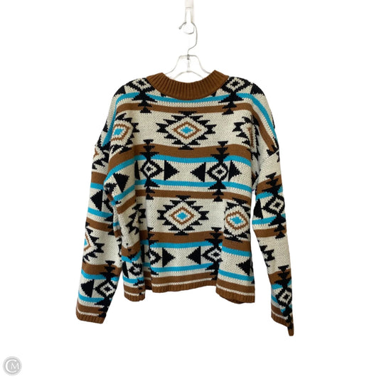 Sweater By Savanna Jane In Multi-colored, Size: L