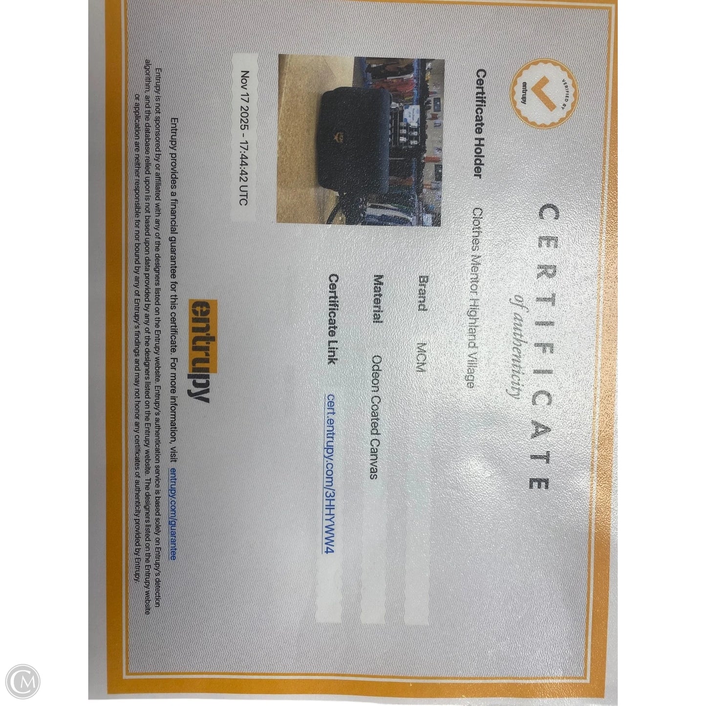 Handbag Luxury Designer By Mcm, Size: Medium