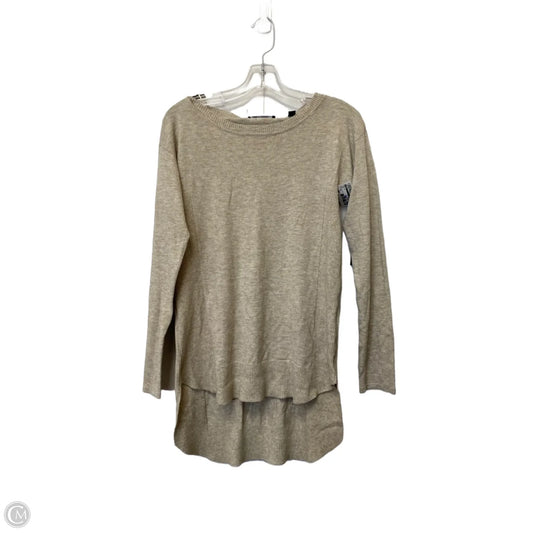 Top Long Sleeve By Cyrus In Tan, Size: Xs