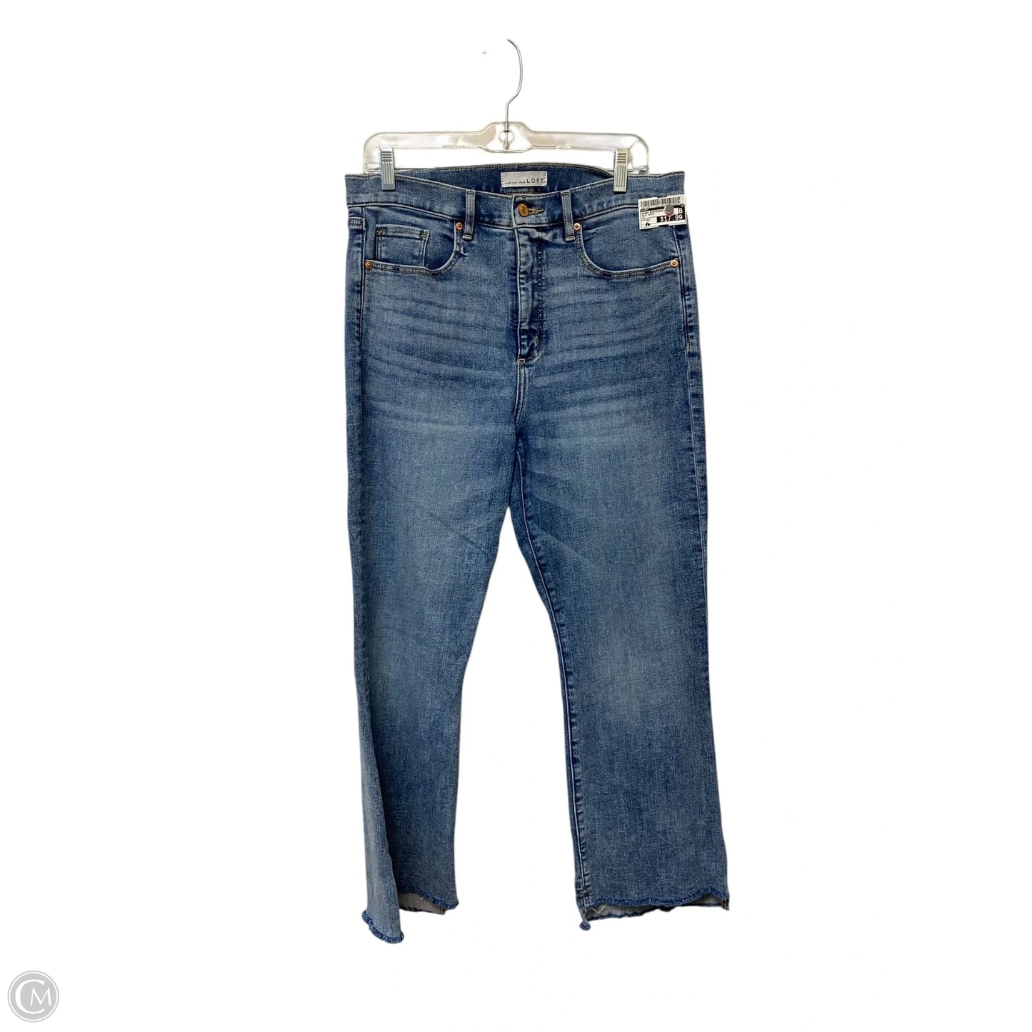 Jeans Boyfriend By Loft In Blue Denim, Size: 12