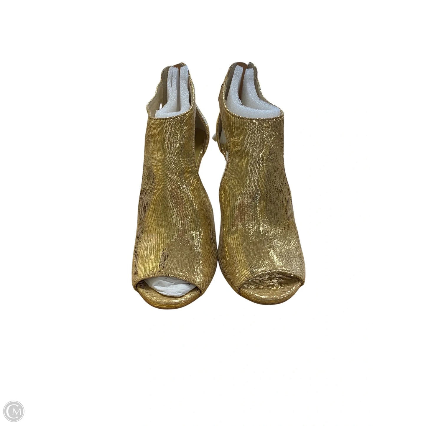 Shoes Designer By Michael Kors In Gold, Size: 8.5