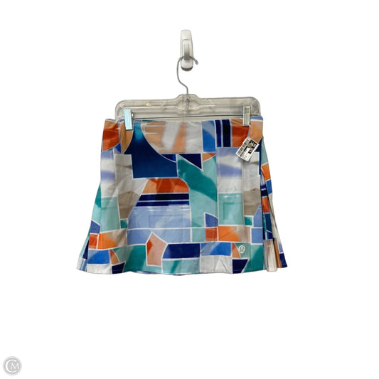 Athletic Skirt By Lululemon In Multi-colored, Size: 8