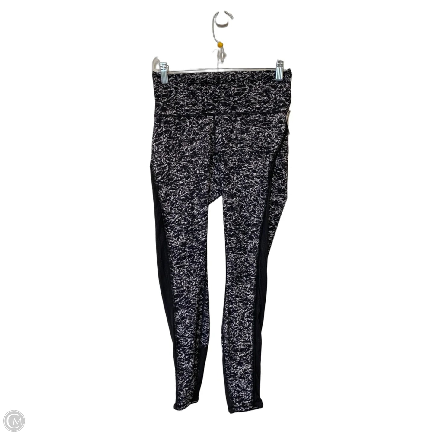 Athletic Leggings By Lululemon In Black & White, Size: 6