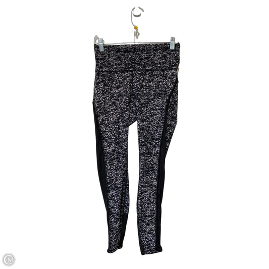 Athletic Leggings By Lululemon In Black & White, Size: 6