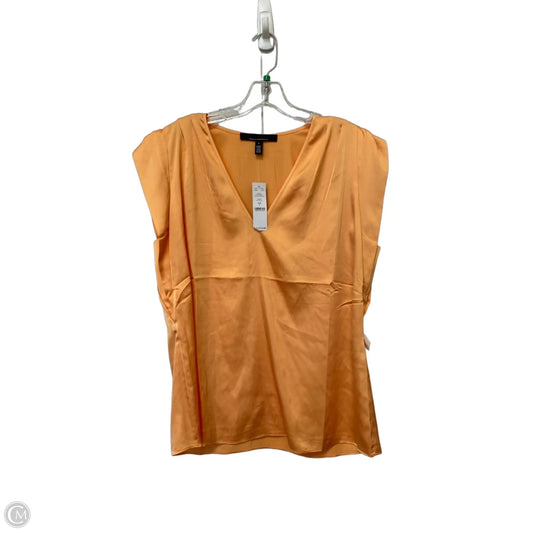 Top Sleeveless By White House Black Market In Orange, Size: L