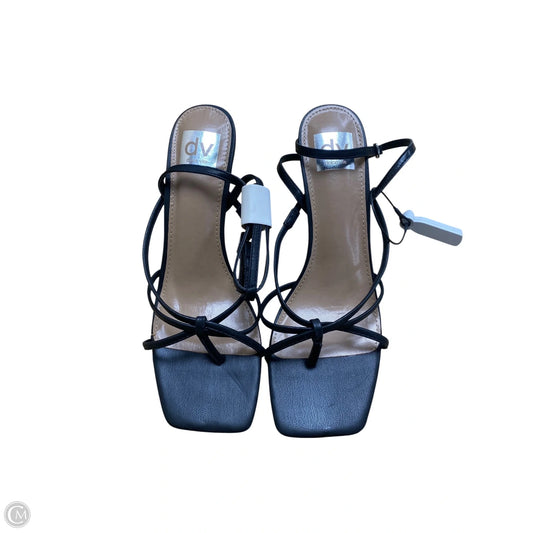 Sandals Heels Kitten By Dolce Vita In Black, Size: 9