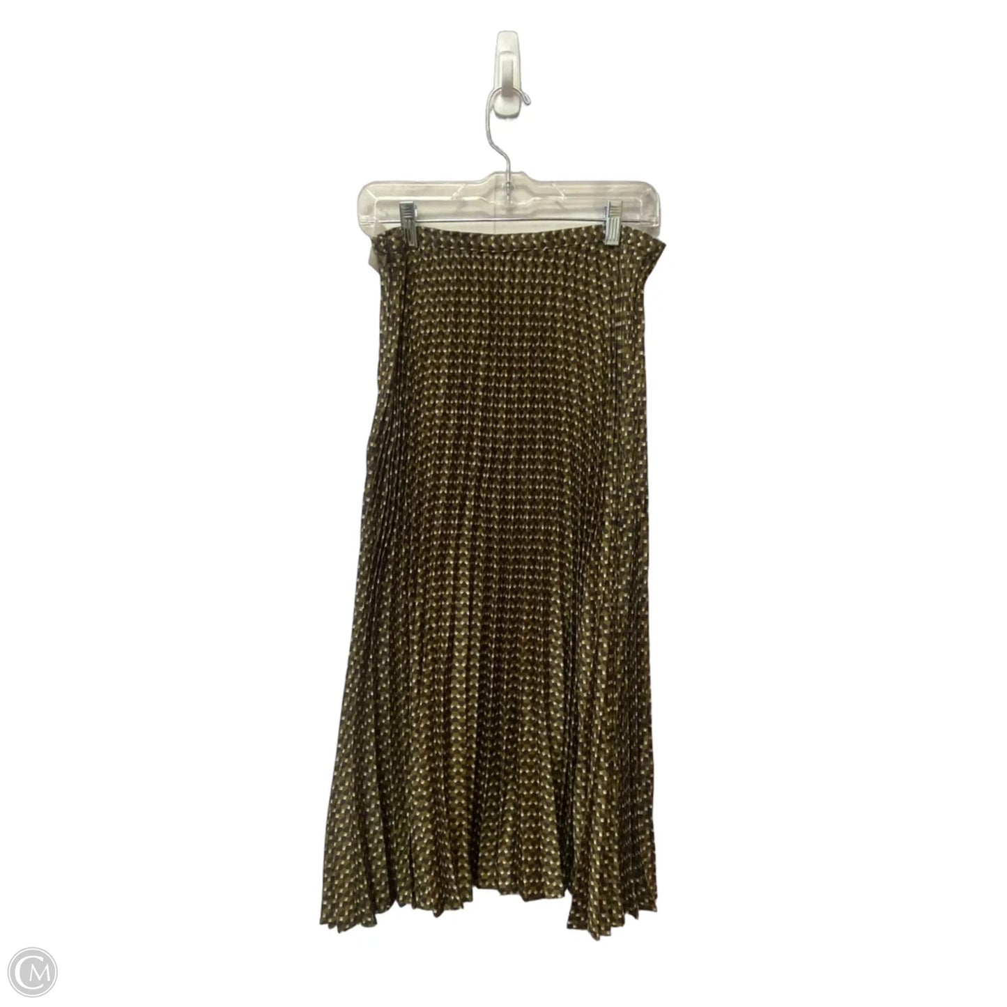 Skirt Maxi By Banana Republic In Black & Green, Size: 8
