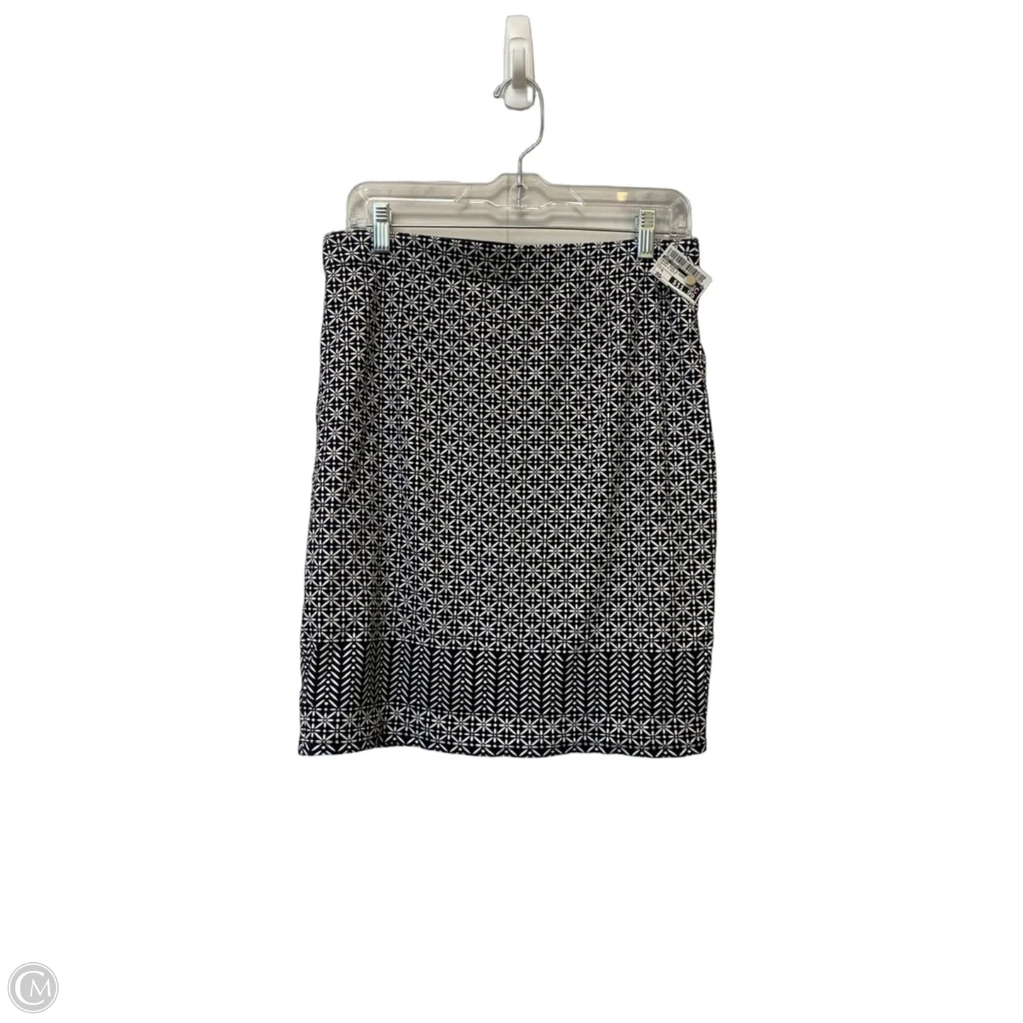 Skirt Mini & Short By Max Studio In Black & White, Size: M