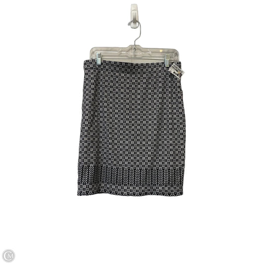 Skirt Mini & Short By Max Studio In Black & White, Size: M