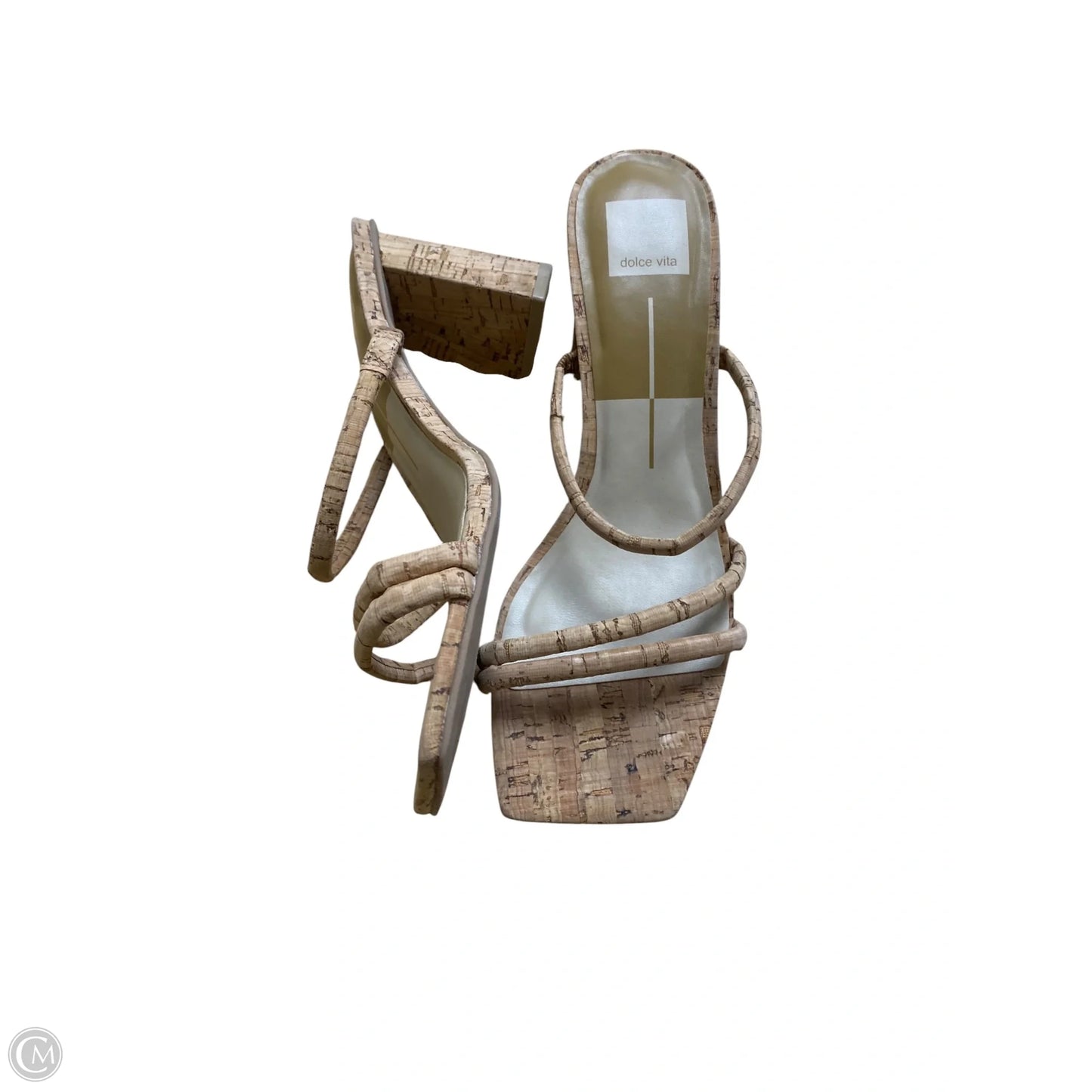 Sandals Heels Block By Dolce Vita In Brown, Size: 8