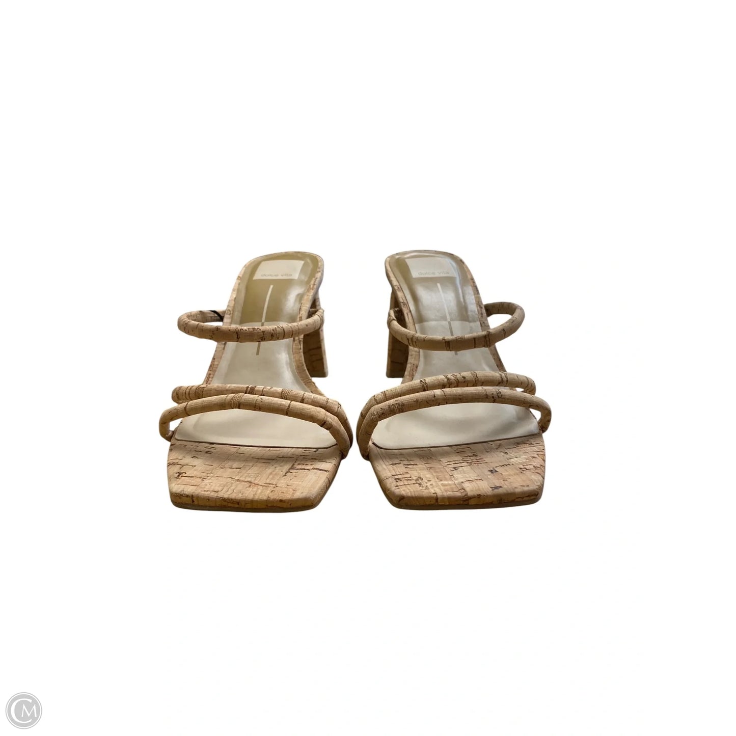 Sandals Heels Block By Dolce Vita In Brown, Size: 8