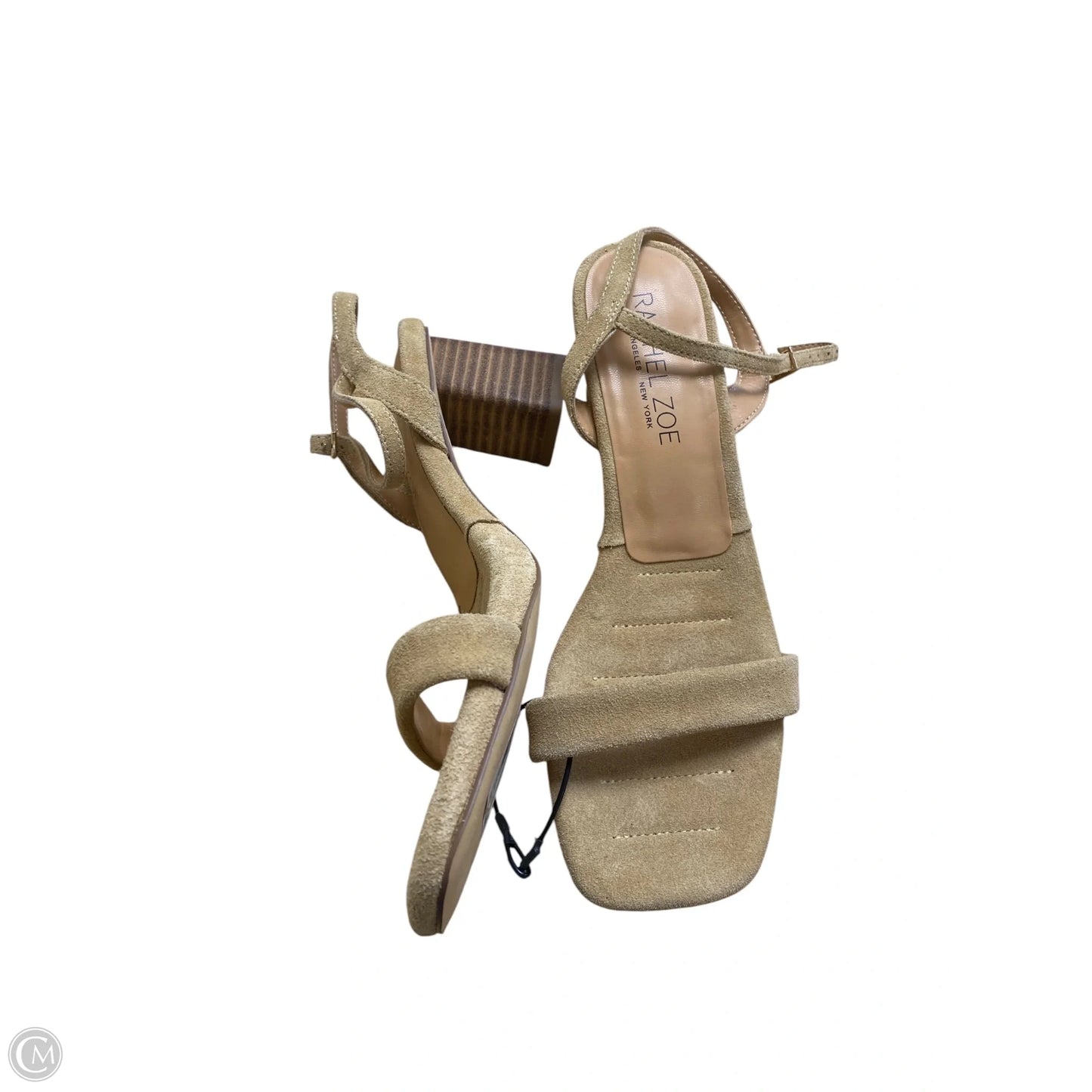 Sandals Heels Block By Rachel Zoe In Tan, Size: 8