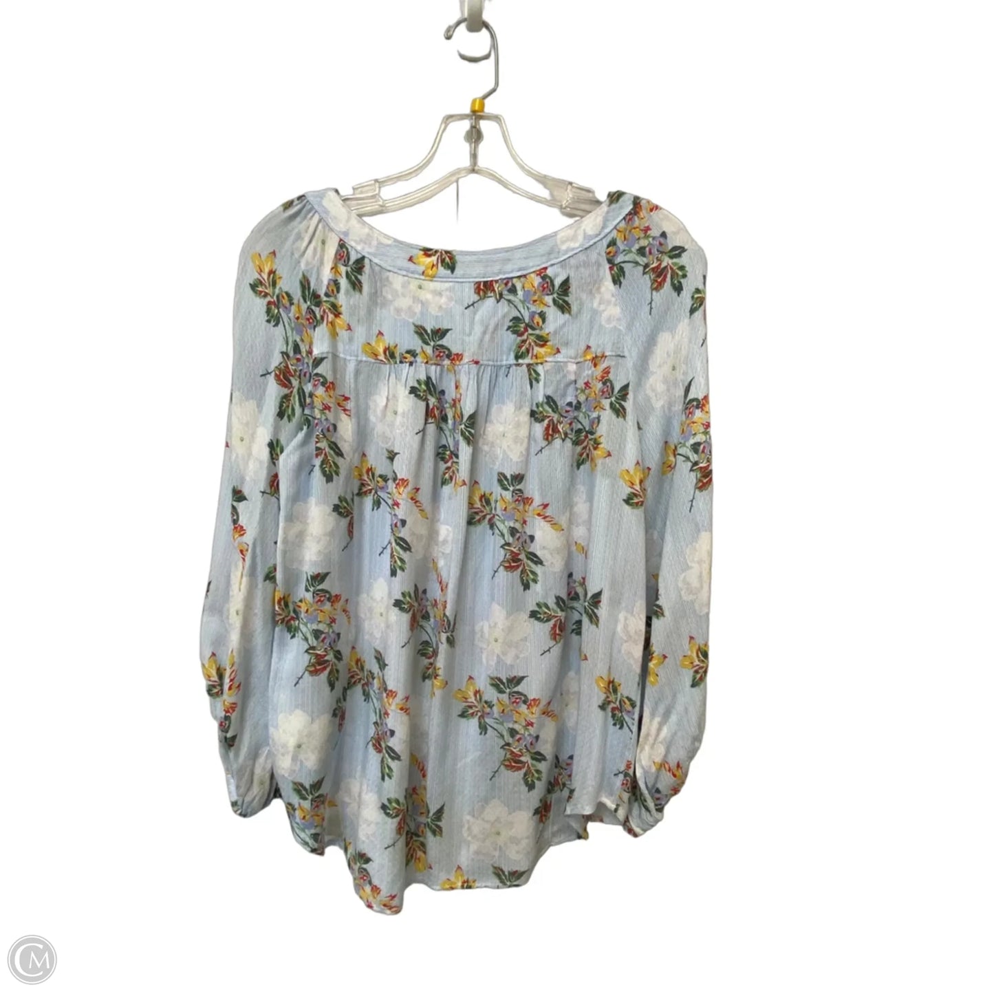 Top Long Sleeve By Maeve In Floral Print, Size: 4