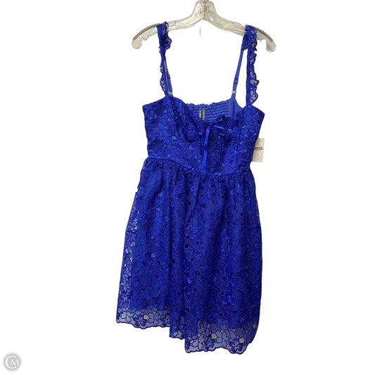 Dress Party Short By Anthropologie In Blue, Size: M