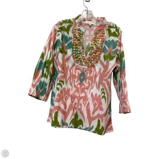 Top 3/4 Sleeve By Cma In Multi-colored, Size: Xs