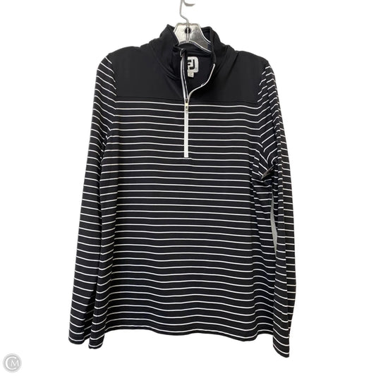 Athletic Jacket By Clothes Mentor In Black, Size: L