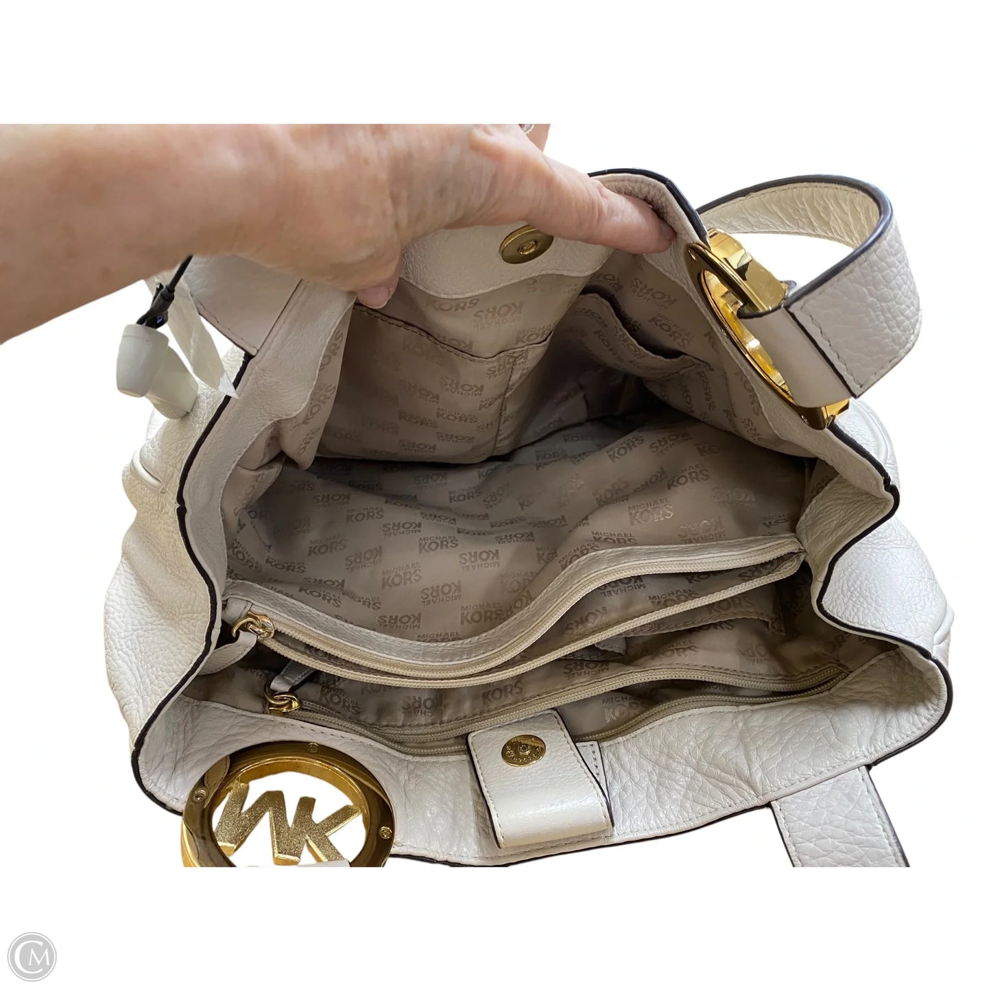 Handbag Designer By Michael Kors, Size: Large