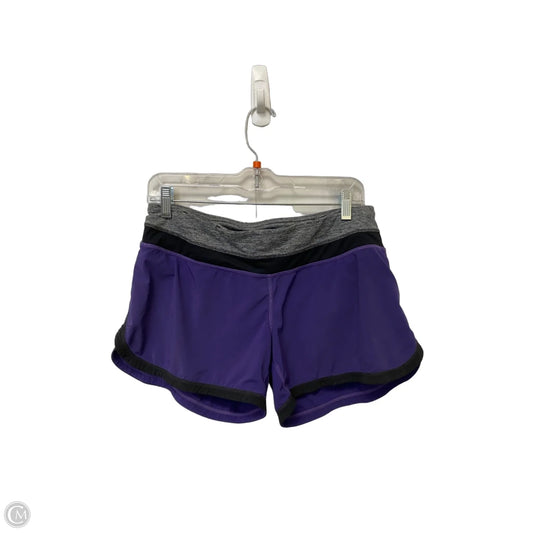 Athletic Shorts By Lululemon In Purple, Size: 6