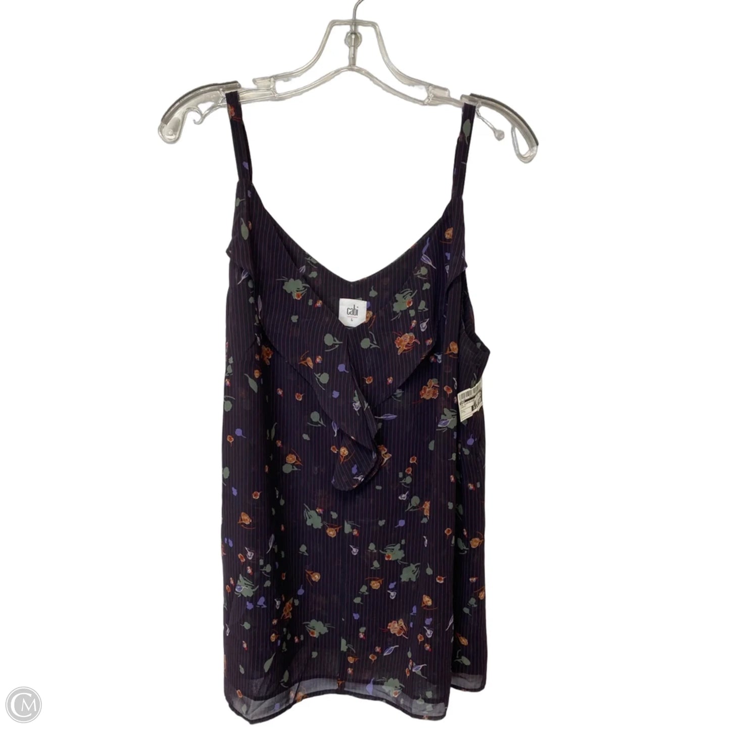 Top Sleeveless By Cabi In Purple, Size: L