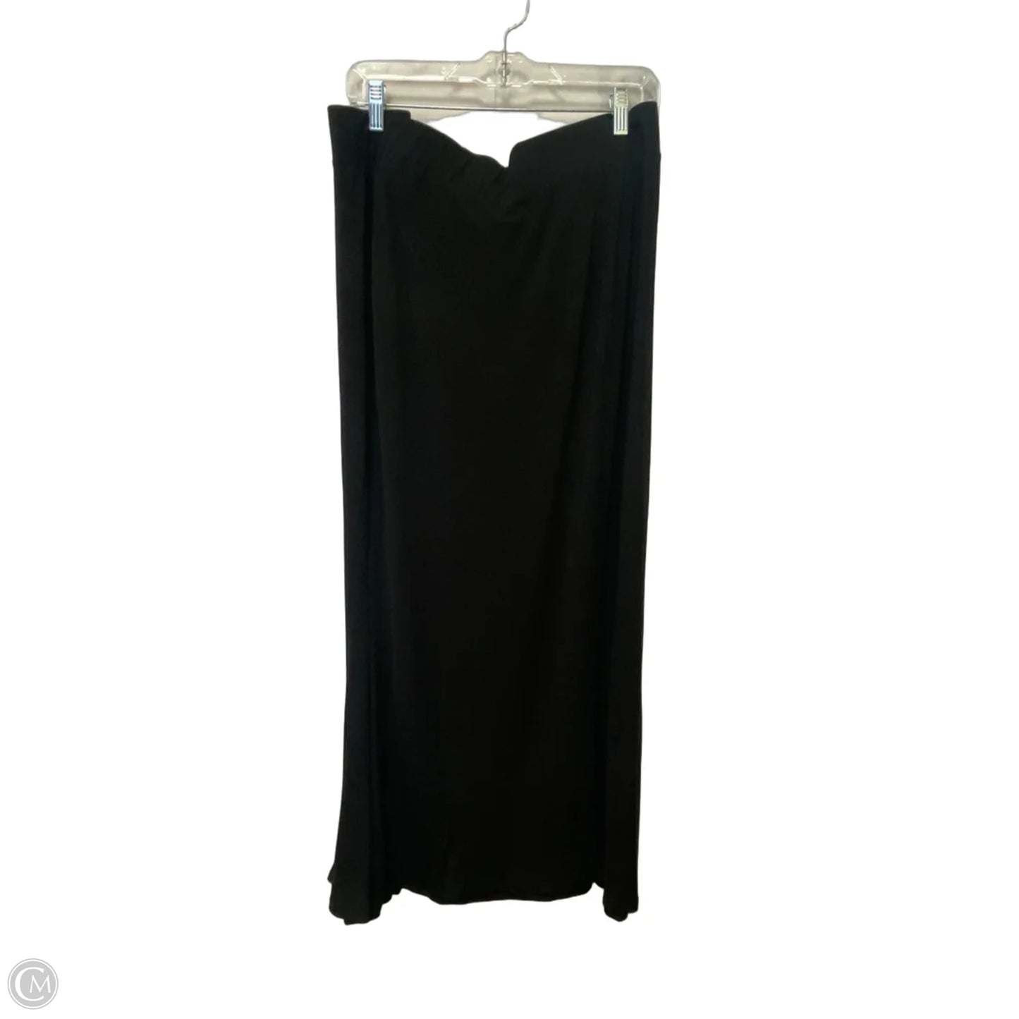 Skirt Maxi By Jessica London In Black, Size: 4x