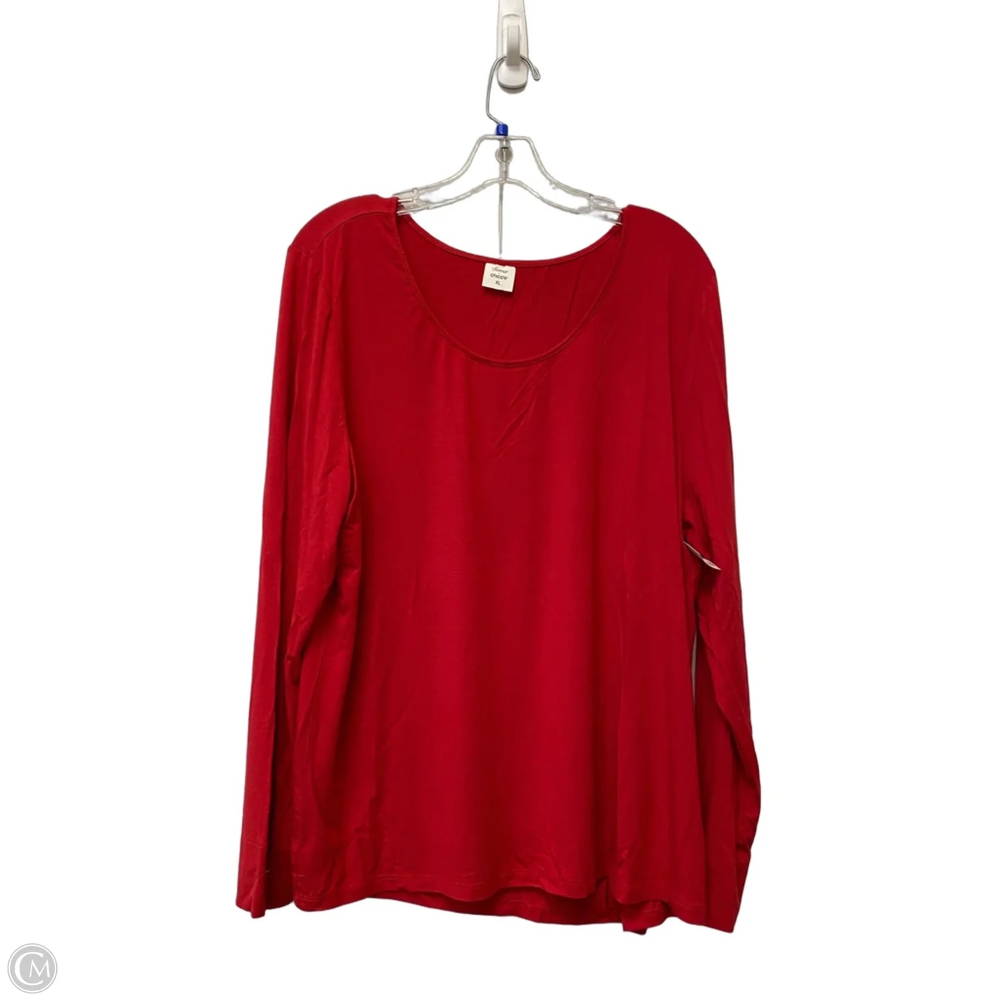 Top Long Sleeve By Chicos In Red, Size: Xl