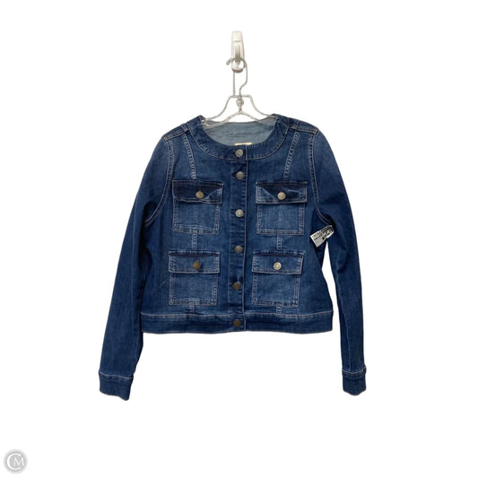 Jacket Denim By St Johns Bay In Blue Denim, Size: M