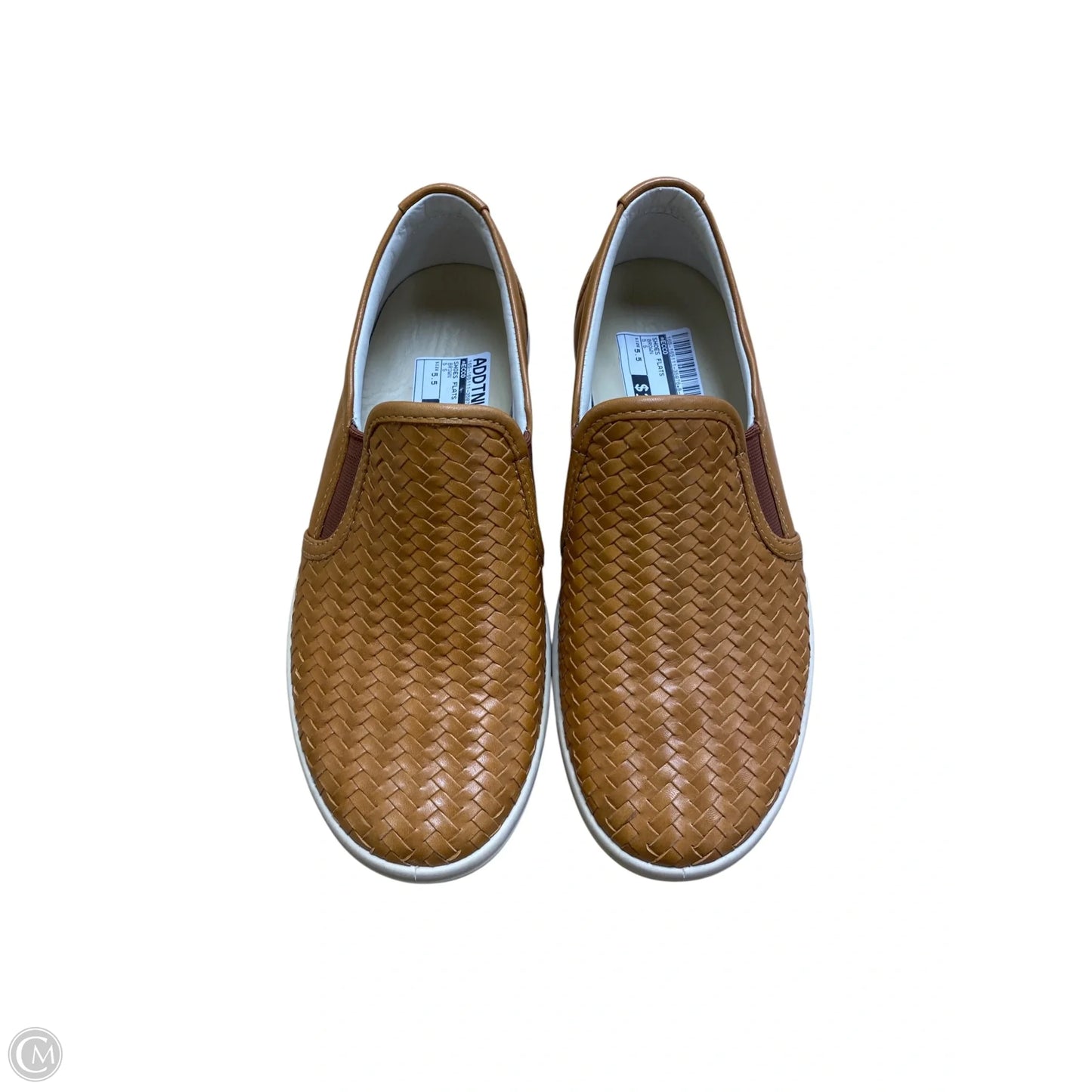 Shoes Flats By Ecco In Brown, Size: 5.5