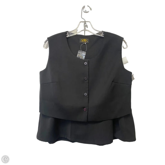 Skort 2pc Set By Cmc In Black, Size: L