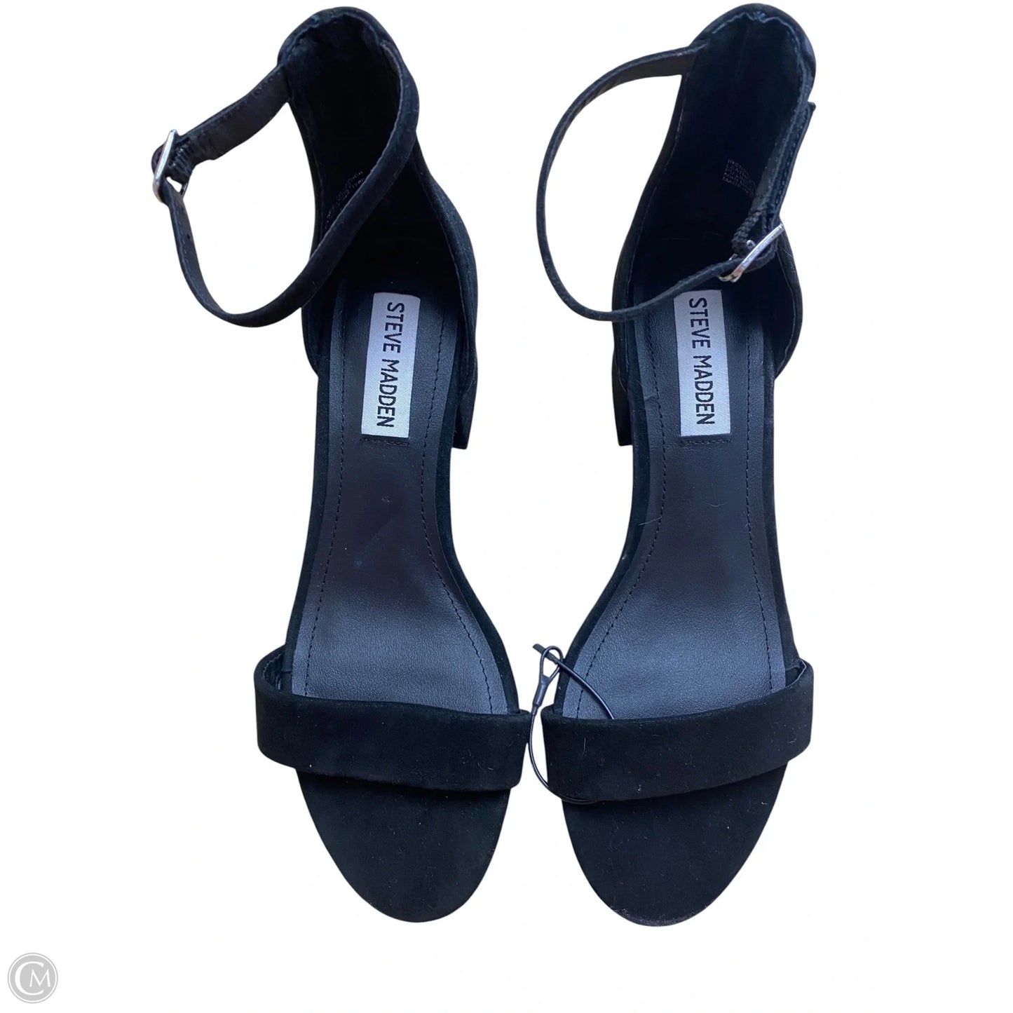 Sandals Heels Block By Steve Madden In Black, Size: 7