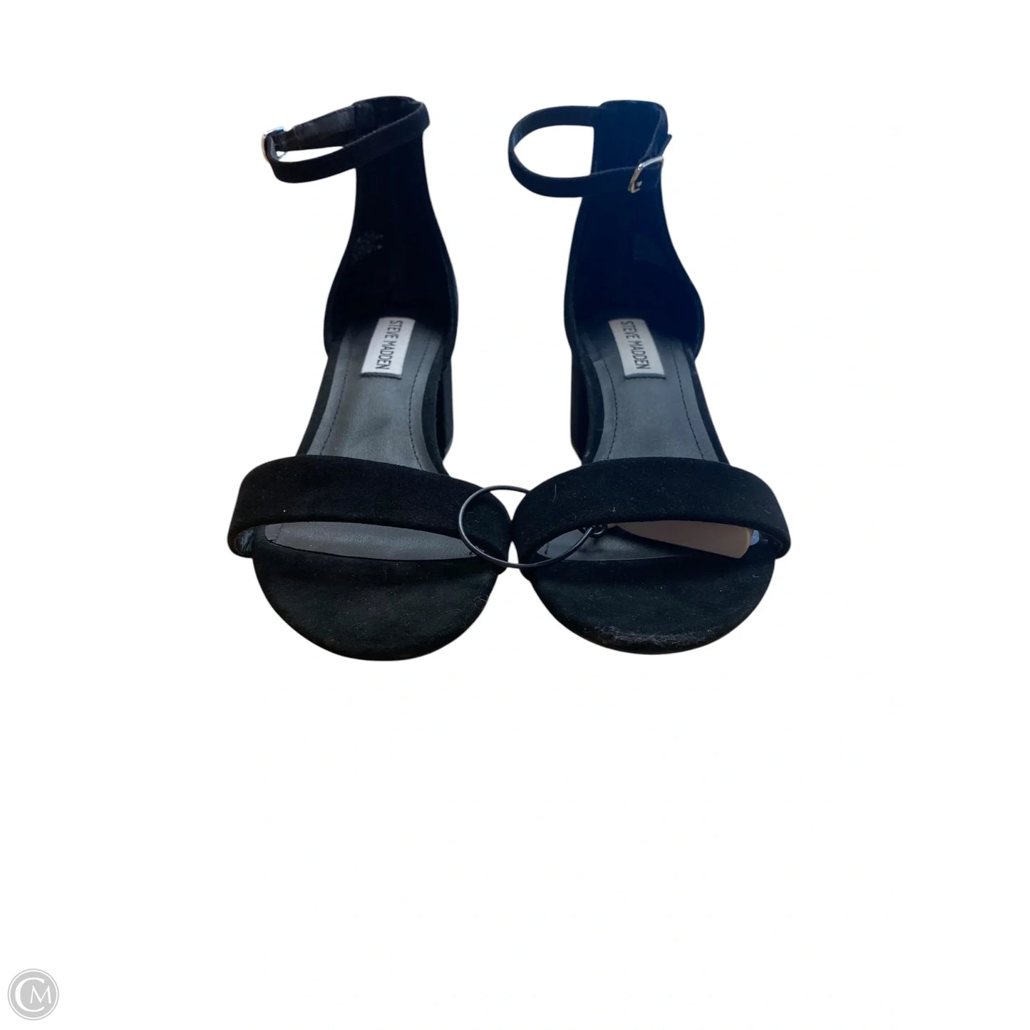 Sandals Heels Block By Steve Madden In Black, Size: 7