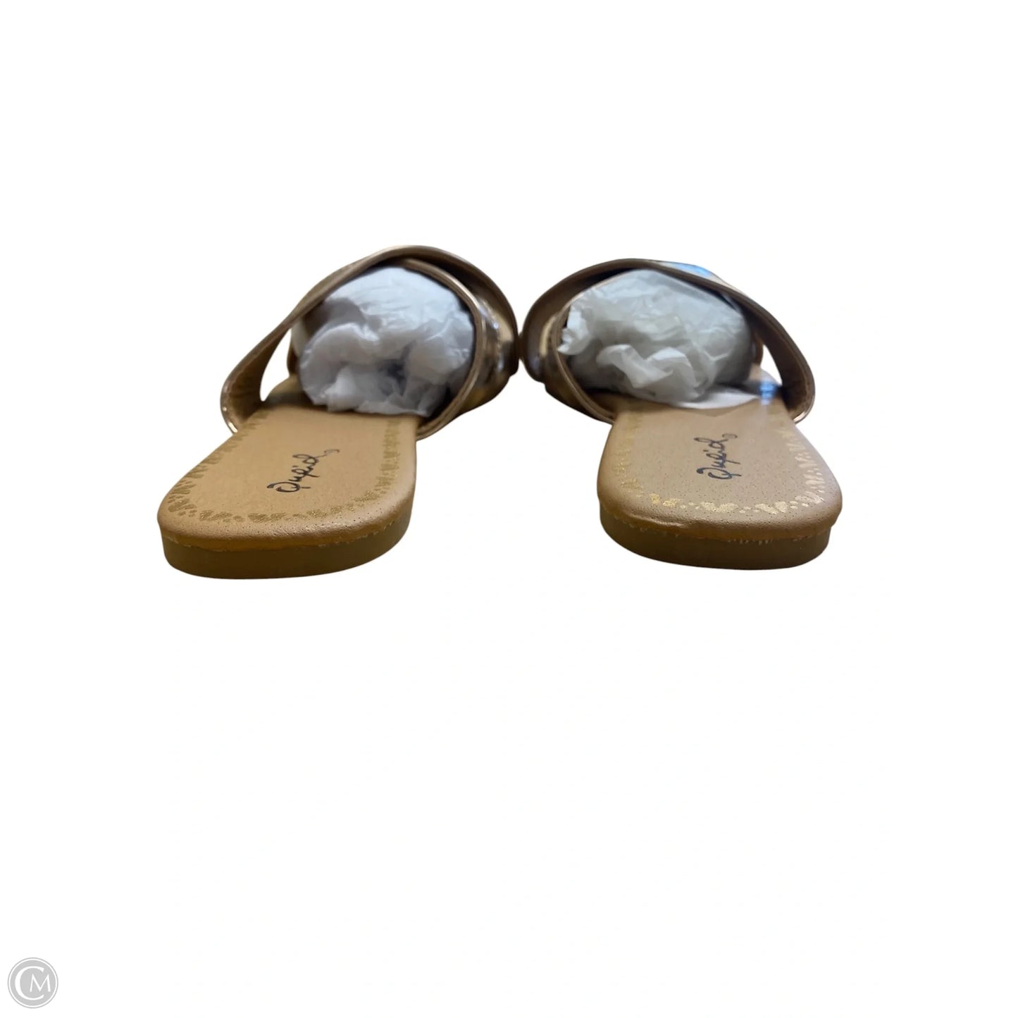 Sandals Flats By Qupid In Rose Gold, Size: 7