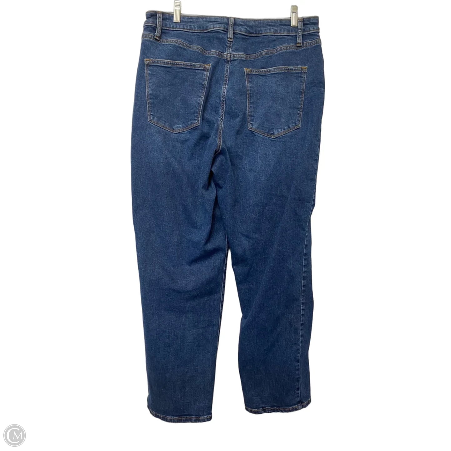 Jeans Straight By Liz Claiborne In Blue Denim, Size: 14