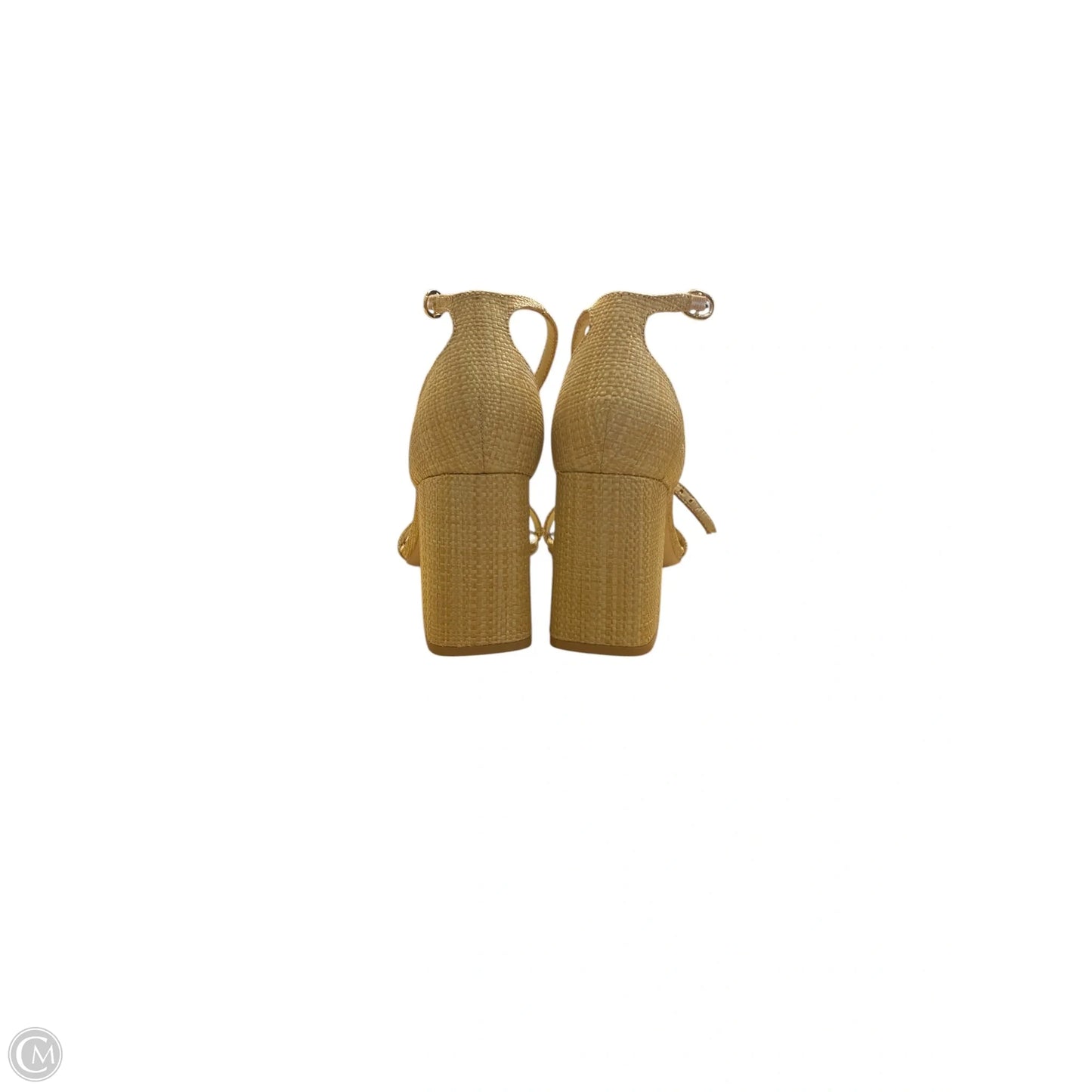 Shoes Heels Block By Nine West In Tan, Size: 7