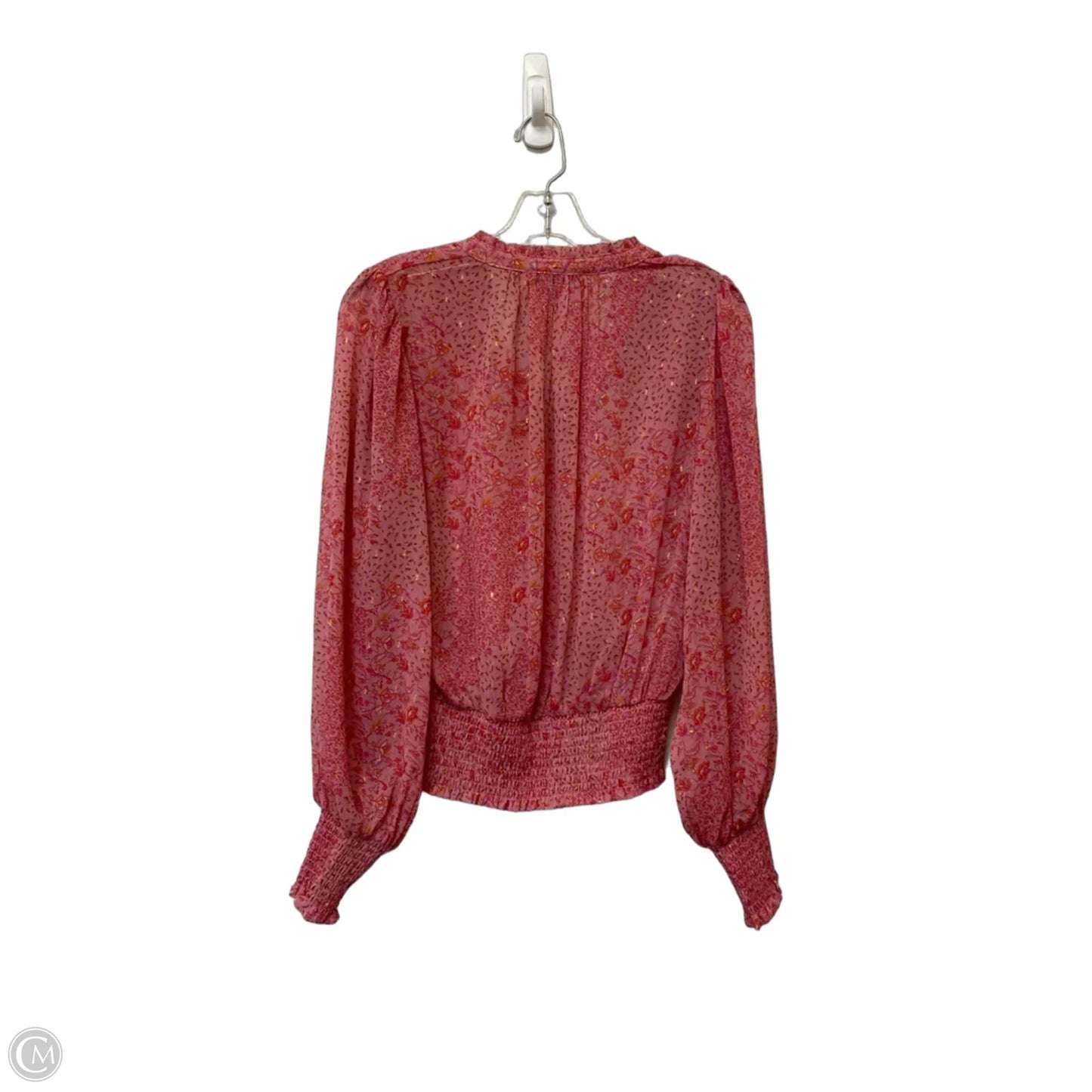 Top Long Sleeve By Maison Damelie In Pink, Size: Xs