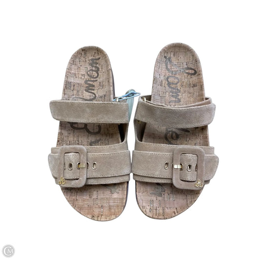 Sandals Flats By Sam Edelman In Tan, Size: 8.5