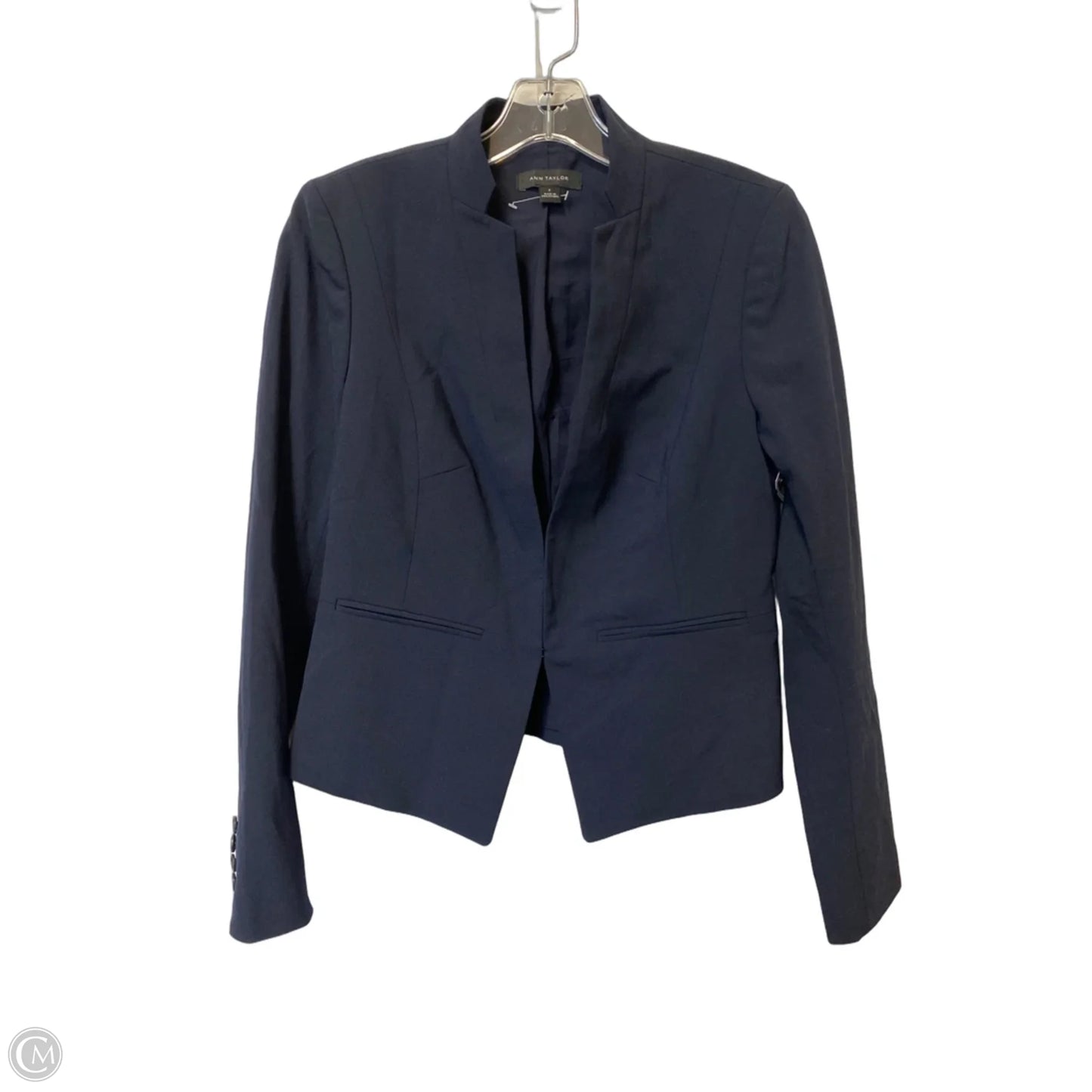 Blazer By Ann Taylor In Navy, Size: 2