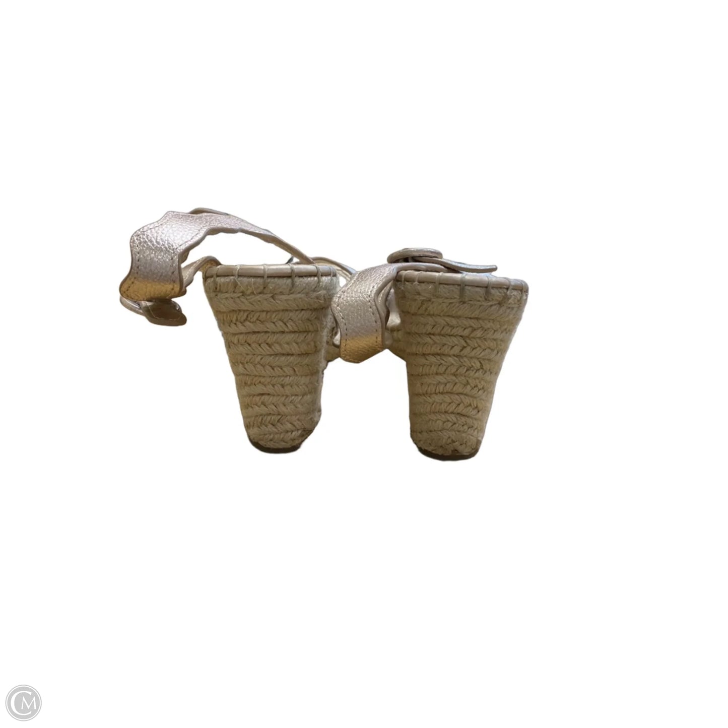 Sandals Heels Wedge By Marc Fisher In Gold, Size: 10