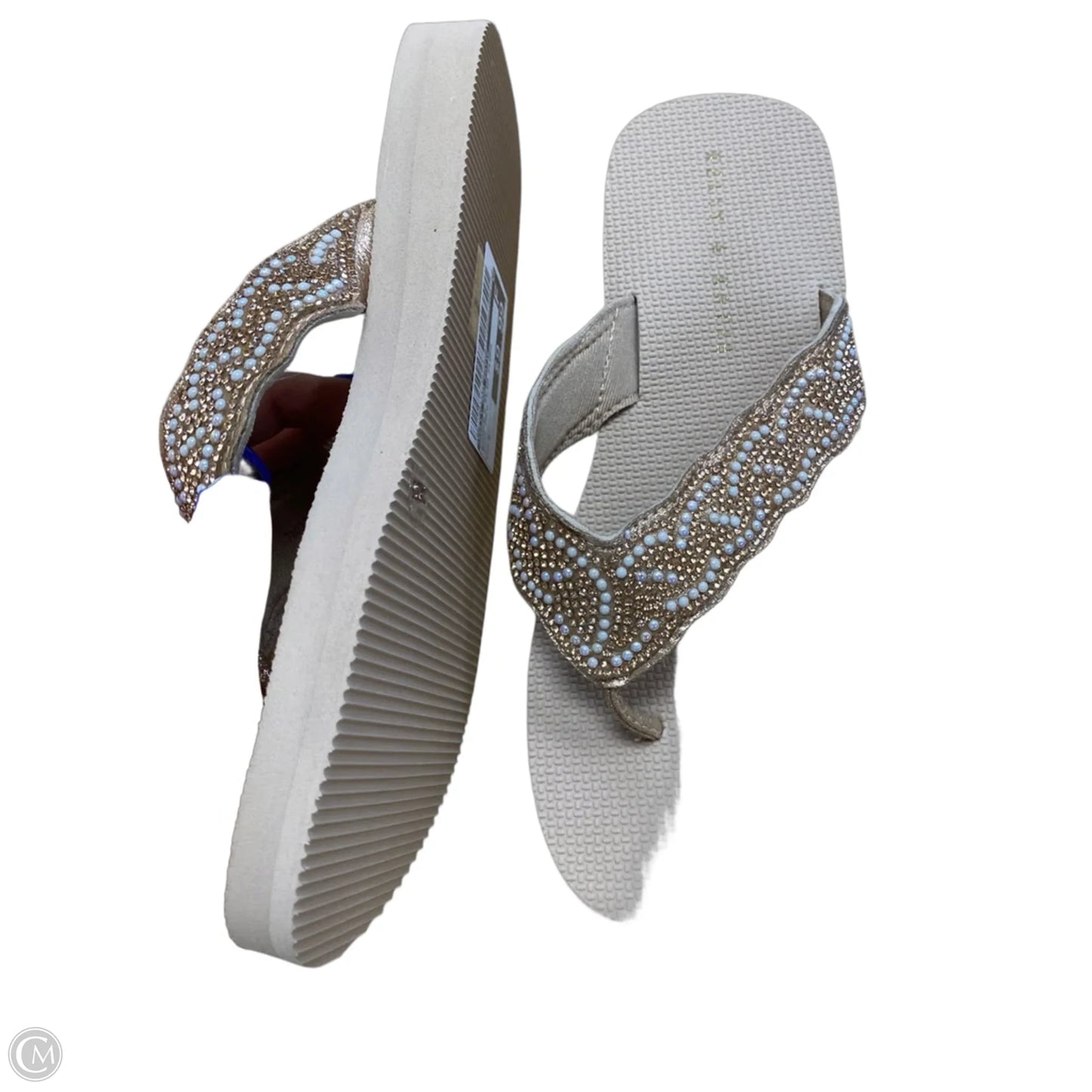 Sandals Flip Flops By Kelly And Katie In Rose Gold, Size: 7