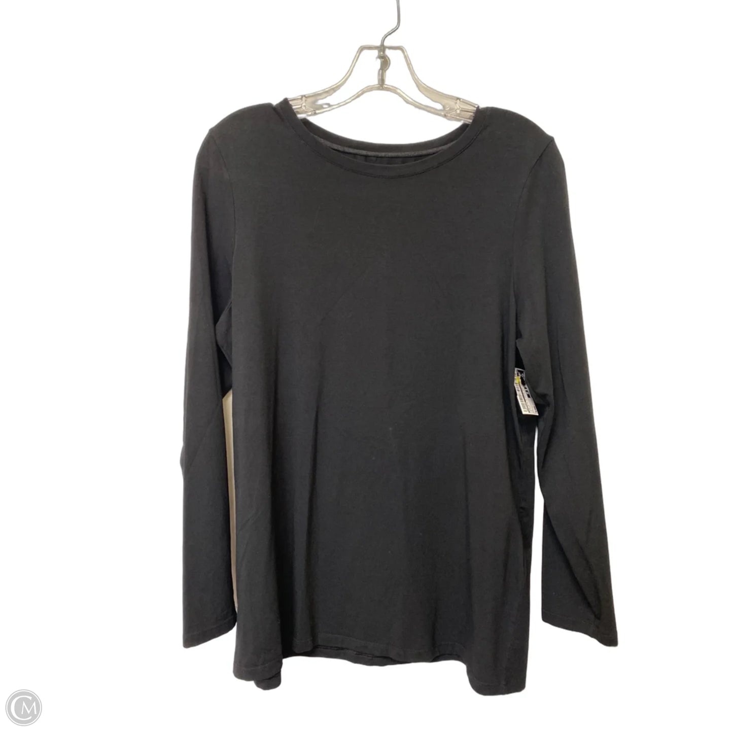 Top 3/4 Sleeve Basic By Chicos In Black, Size: 2