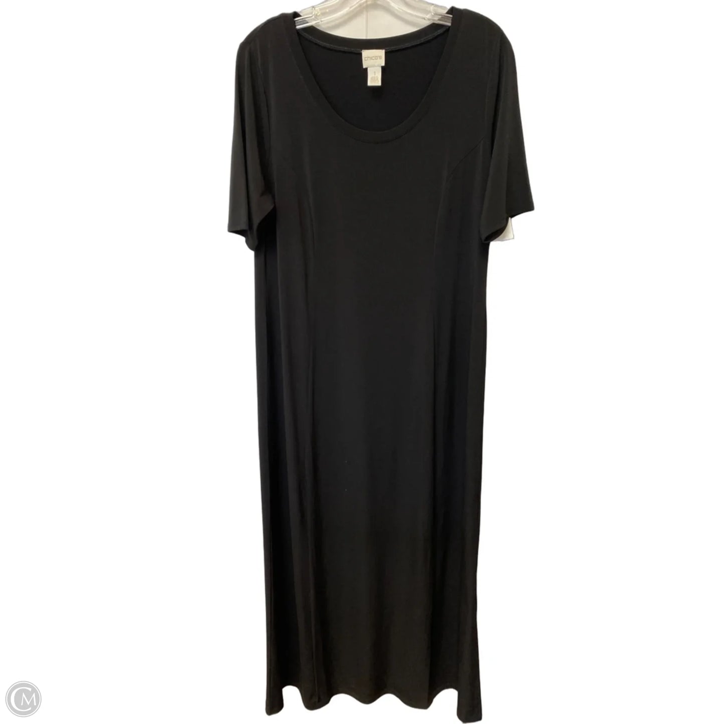 Dress Casual Maxi By Chicos In Black, Size: M