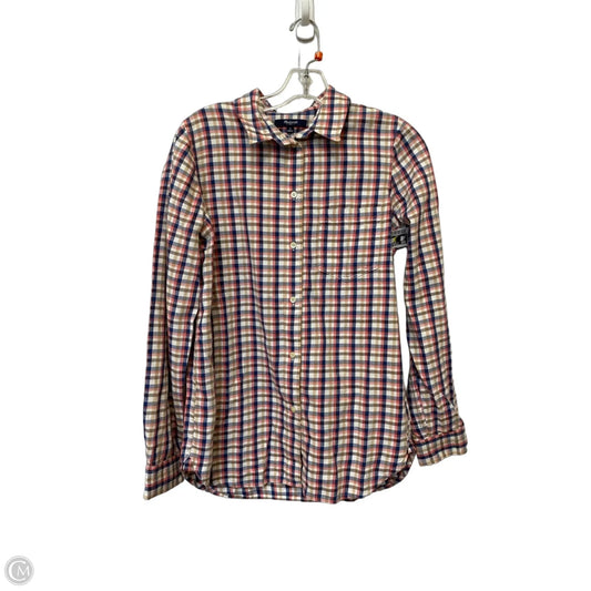 Top Long Sleeve By Madewell In Multi-colored, Size: S