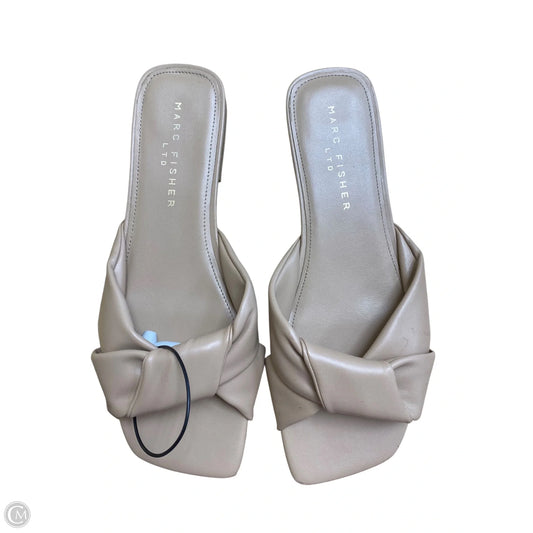 Sandals Flats By Marc Fisher In Tan, Size: 9