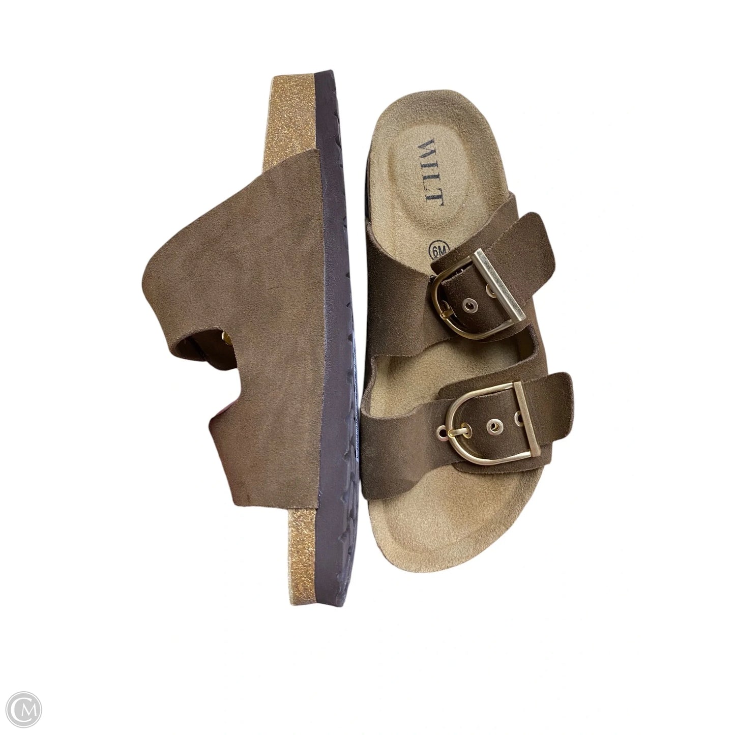 Sandals Flats By Wilt In Brown, Size: 6