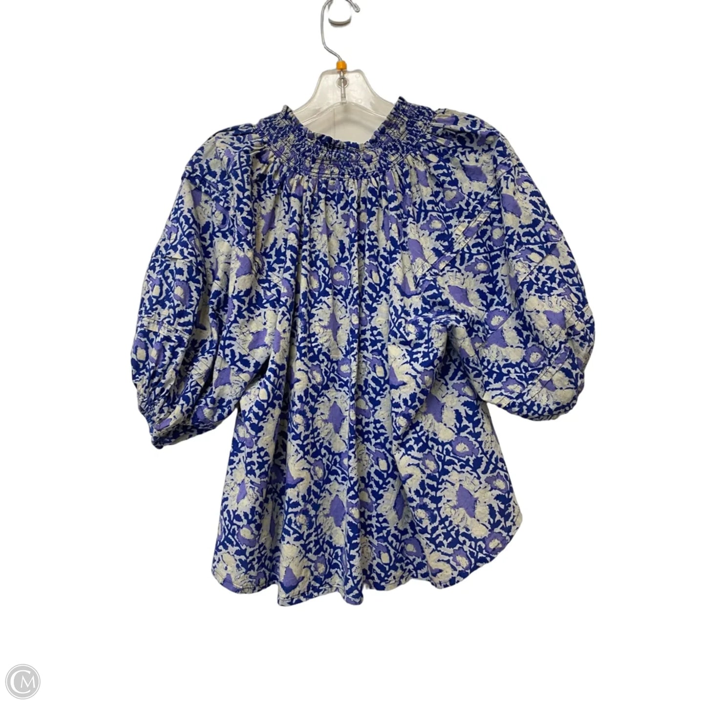 Top Short Sleeve By Free People In Blue, Size: M