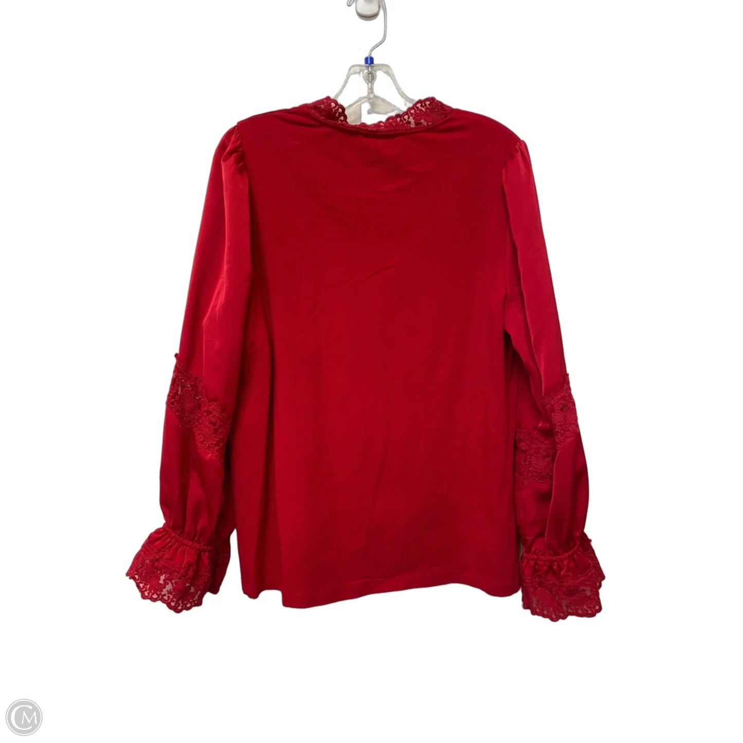 Top Long Sleeve By Chicos In Red, Size: 2