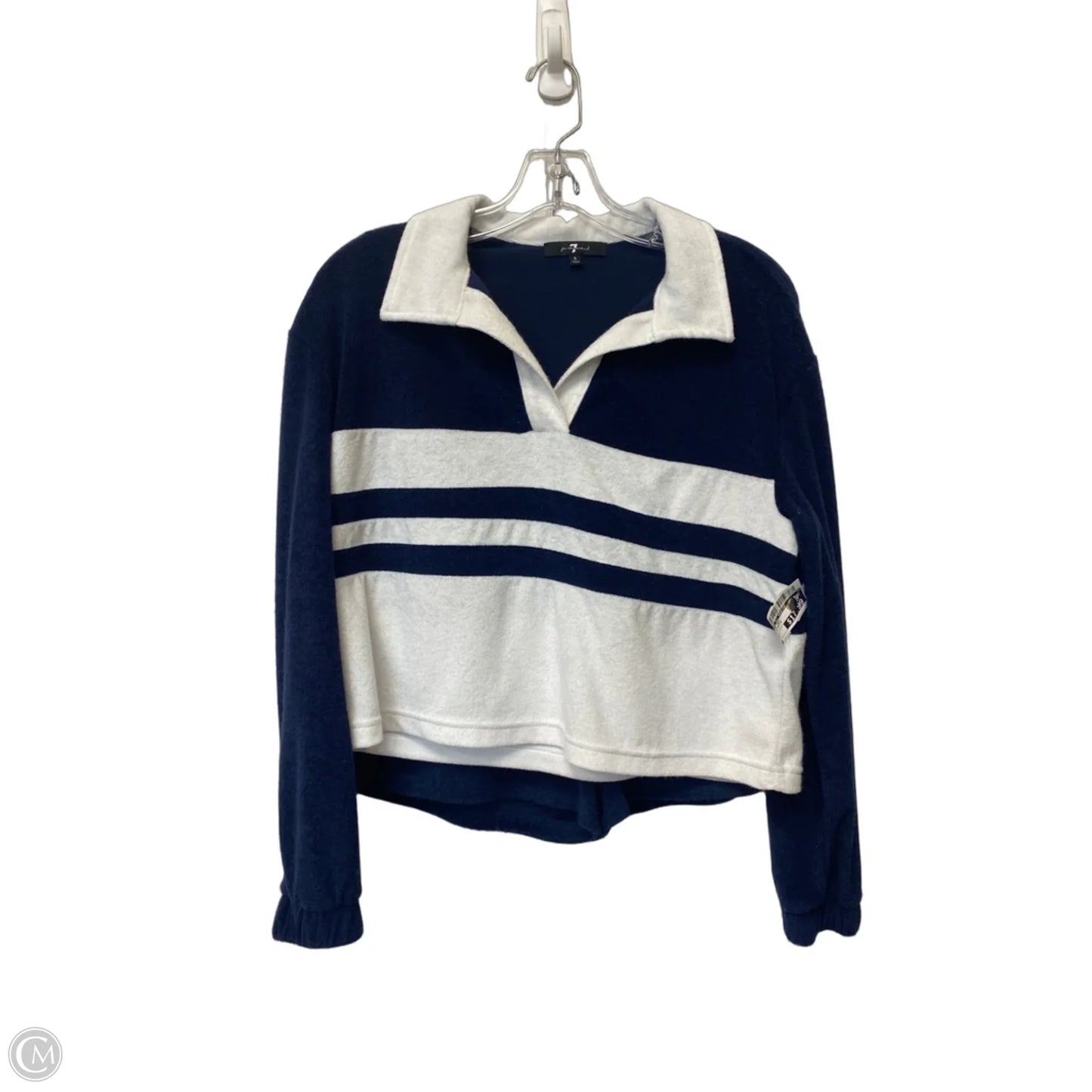Shorts Set By 7 For All Mankind In Blue & White, Size: S